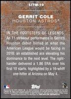 Gerrit Cole 2018 Topps Legends In the Making Series Card #LITM10
