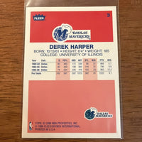 Derek Harper 1996 Fleer Metal Decade Series Mint Card #M3
