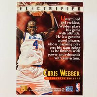 Chris Webber 1995 1996 Skybox Electrified Series Mint Card #298

