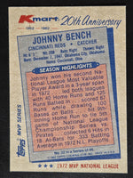 Johnny Bench 1982 Topps Kmart MVP Series Card #18
