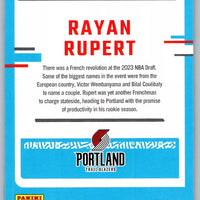 Rayan Rupert 2023 2024 Donruss Rated Rookie Series Mint Card #218