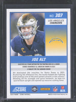 Joe Alt 2024 Panini Score Green Series Mint Rookie Card #307
