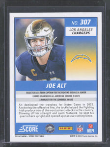 Joe Alt 2024 Panini Score Green Series Mint Rookie Card #307