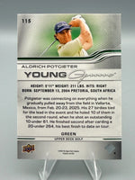 ldrich Potgieter 2026 Upper Deck Golf Young Guns Green Mint Card #115
