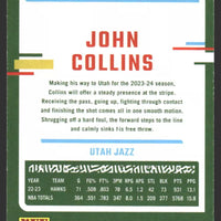 John Collins 2023 2024 Donruss Green Laser Series Mint Card #184