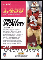 Christian McCaffrey 2024 Score League Leaders Series Mint Card #LL-CMY
