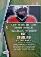 Tre Sterling 2022 SAGE Rookie Autograph Series Mint Card #A-TS2
