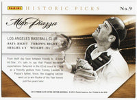 Mike Piazza 2013 Panini Elite Extra Edition Historic Picks Series Mint Card #9
