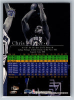 Chris Webber 1998 1999 Flair Showcase Row 2 Series Mint Card #67
