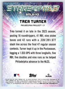 Trea Turner 2024 Topps Stars of the MLB Mint Card #SMLB-43