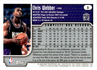 Chris Webber 1999 2000 Topps Series Mint Card #5
