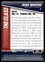 Jesus Montero 2011 Bowman Topps of Class Series Mint Card #TC21
