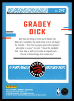 Gradey Dick 2023 2024 Donruss Rated Rookie Series Mint Card #247
