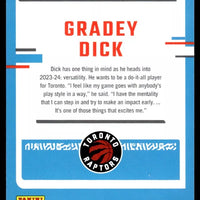 Gradey Dick 2023 2024 Donruss Rated Rookie Series Mint Card #247