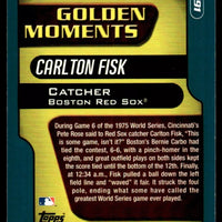 Carlton Fisk 2001 Topps Golden Moments Series Mint Card  #791