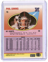 Phil Simms 1990 Fleer Series Mint Card #76
