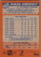 Paul Coffey 1988 1989 Topps Series Card #179
