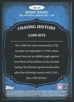Robin Yount 2013 Topps Chasing History Series Mint Card #CH-34
