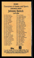 Johnny Bench 2011 Topps Kimball Champions Mini Series Mint Card #KC-60
