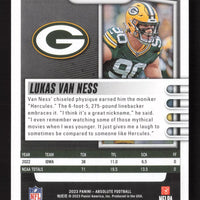 Lukas Van Ness 2023 Panini Absolute Series Mint Rookie Card #150