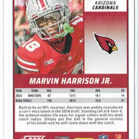 Marvin Harrison Jr. 2024 Panini Score Series Mint Rookie Card #305