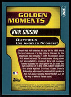 Kirk Gibson 2001 Topps Golden Moments Series Mint Card  #382

