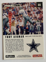 Troy Aikman 1991 SkyBox Prime Time Strong Arm Of The Law Series Mint Card #313
