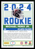 Michael Penix Jr 2024 Panini Score 1989 Throwback Series Mint Rookie Card #7
