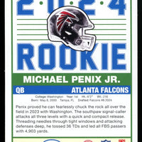 Michael Penix Jr 2024 Panini Score 1989 Throwback Series Mint Rookie Card #7