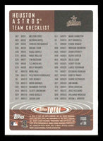 Jeff Bagwell 2002 Topps Total Team Checklist Series Mint Card #13
