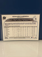 Edward Cabrera 2022 Topps Chrome Prizm Refractor Series Mint Card #64
