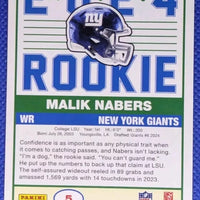 Malik Nabers 2024 Panini Score 1989 Throwback Series Mint Rookie Card #5