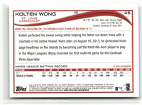 Kolten Wong 2014 Topps Series Mint Rookie Card #46
