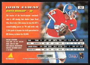 John Elway 1995 Pinnacle Series Mint Card #32