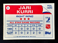 Jari Kurri 1985 1986 Topps Sticker #3
