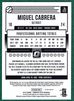 Miguel Cabrera 2018 Donruss Optic Series Mint Card #122
