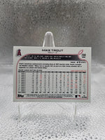 Mike Trout 2022 Topps Chrome Refractor Series Mint Card #200
