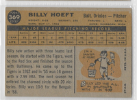 Billy Hoeft 1960 Topps Series Good Condition Card #369
