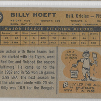 Billy Hoeft 1960 Topps Series Good Condition Card #369