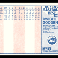 Dwight Gooden 1986 Fleer Baseball's Best Series Mint Card #11