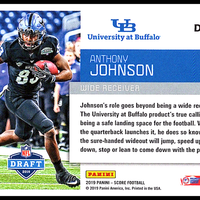 Anthony Johnson 2019 Score NFL Draft Series Mint Card #DFT-22
