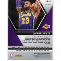 LeBron James 2019 2020 Panini Mosaic Series Mint Card #8