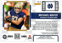 Michael Mayer 2023 Panini Chronicles Draft Picks Optic Contenders Mint Card #13
