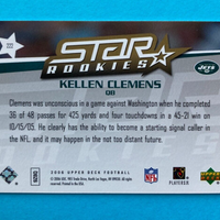 Kellen Clemens 2006 Upper Deck Star Rookies Series Mint Card #222