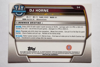 DJ Horne 2022 2023 Bowman University Chrome Pink Refractor Mint Rookie Card #54
