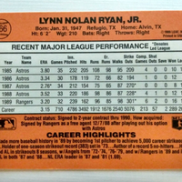 Nolan Ryan 1990 Donruss Series Mint Card #166
