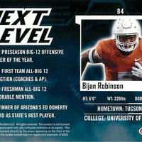 Bijan Robinson 2023 Sage Next Level Series Mint Rookie Card #84