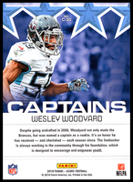 Wesley Woodyard 2019 Score Captains Series Mint Card #C-30
