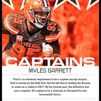 Myles Garrett  2019 Score Captains Series Mint Card #C-17