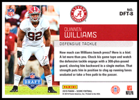 Quinnen Williams 2019 Score NFL Draft Series Mint Card #DFT-8
